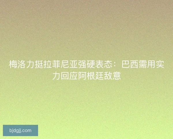 梅洛力挺拉菲尼亚强硬表态：巴西需用实力回应阿根廷敌意